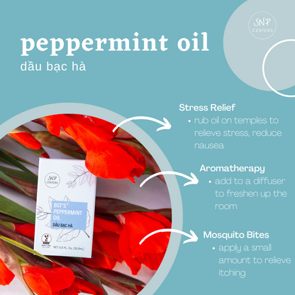BST's Peppermint Oil / Dầu Bạc Hà