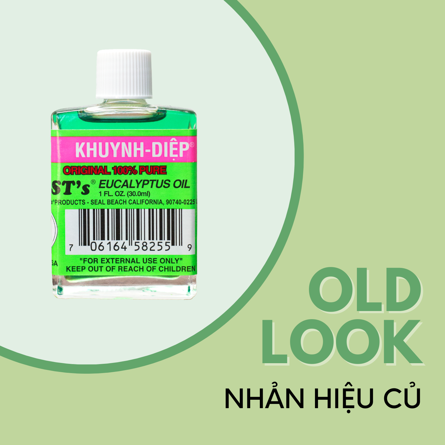 old look Dầu Khuynh Diệp (Khuynh-Diep) / BST's Eucalyptus Oil